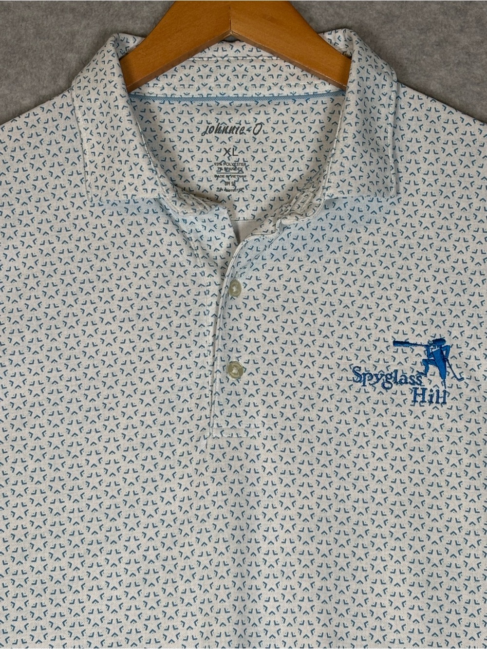 Johnnie-O Spyglass Hill Golf Course Short-Sleeve Performance Golf Polo-Men XL